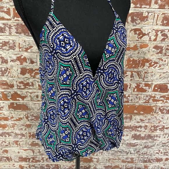 DECKER Mixology Halter Top Plunge Blouse - Picture 5 of 10
